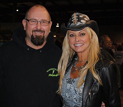 Michelle Smith ( American Thunder /Speed TV) and me
