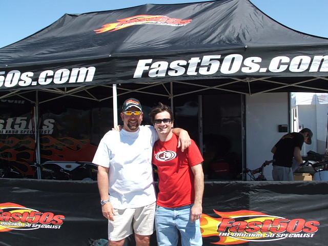 "The Jersey Boys" -My friend Craig Mason (owner of Fast50's) & me
