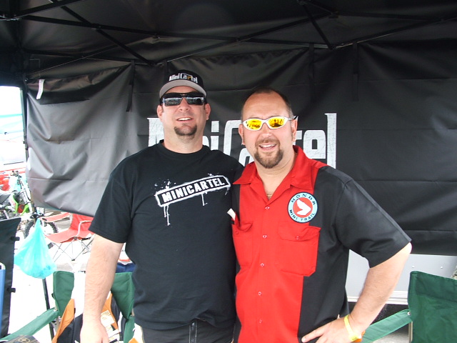 Eric Bisbee (owner of Mini Cartel) & me - Good people!
