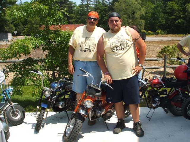 Greg and his son, Mike. Great guys and this was their 3rd minbike reunion.
