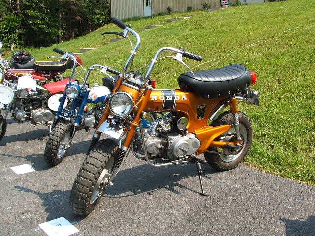 Lamar's unrestored 1970 Honda CT70. Very nice bike!
