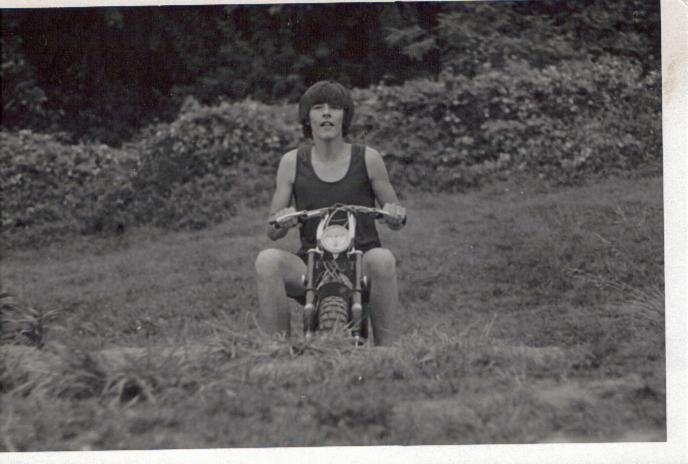 OUR HISTORIAN "BACK IN THE DAY" EBY ON HIS 69 K1.
