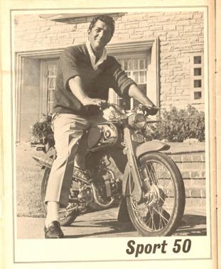 Dean Martin and his Sport 50. Where's Sammy and Frank??? Where's his drink!!!!
