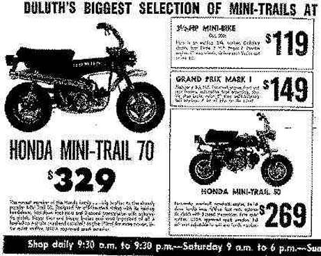 MINI TRAIL AD FROM THE GOOD OLE DAYS!
