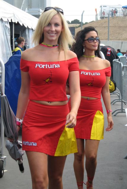 The Fortuna Girls at Moto GP

