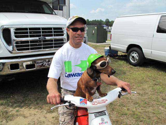 Jay Springsteen and buddy at Millville Motorsports Park in NJ.
