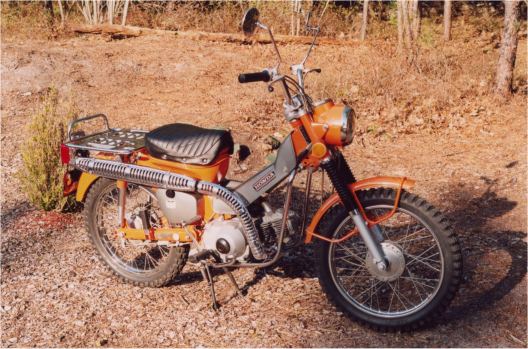 1973 Trail 90 - Unrestored - Original Paint - Tires - Seat - Etc. Now sold and residing in Conn.

