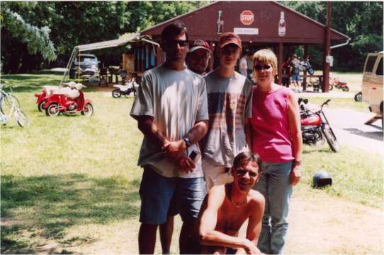 "Team Razzo Moto" - formly Team Honda

(Left to Right) Kerry, Greg, Cody, Diana
(Kneeling) Scott
